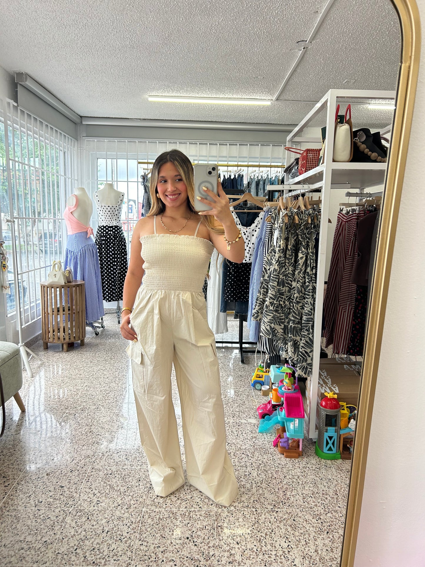 Cargo Pants Jumpsuit