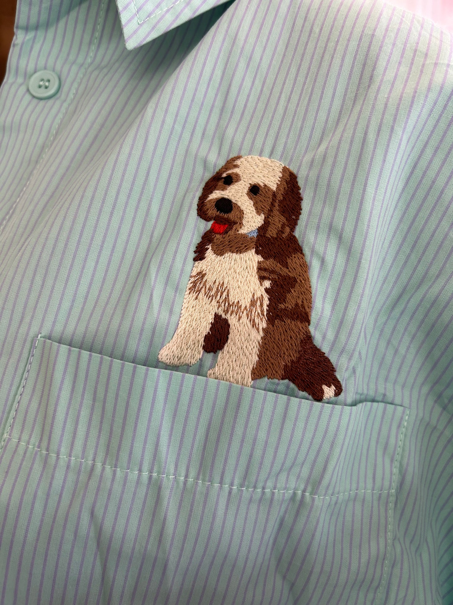 Doggy stripe top