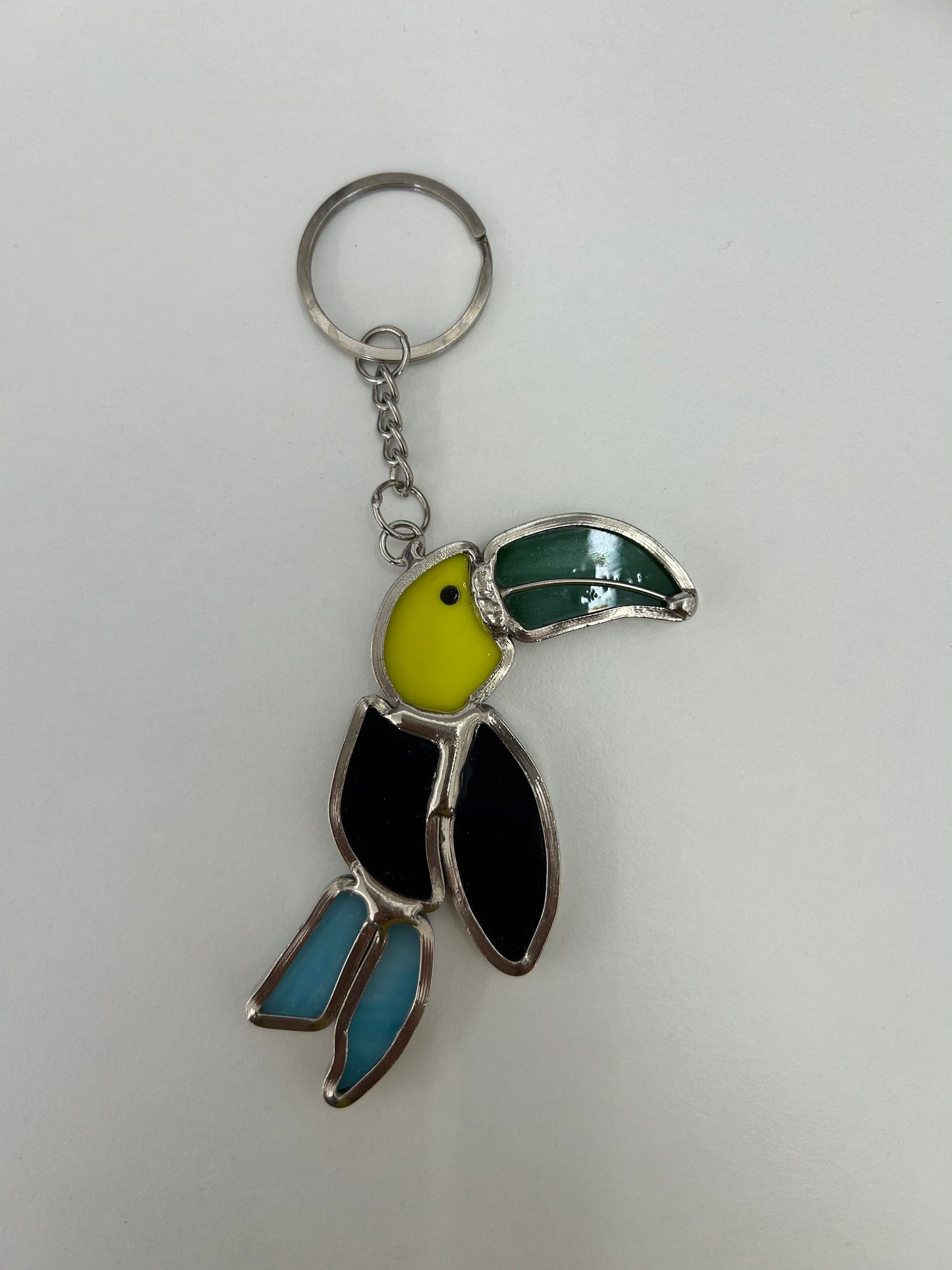 Guacamayo en vitral