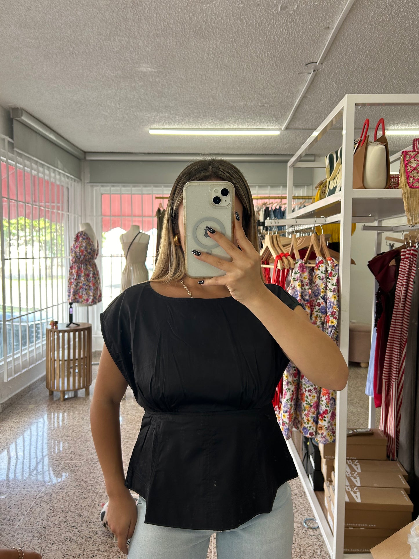 Peplum top