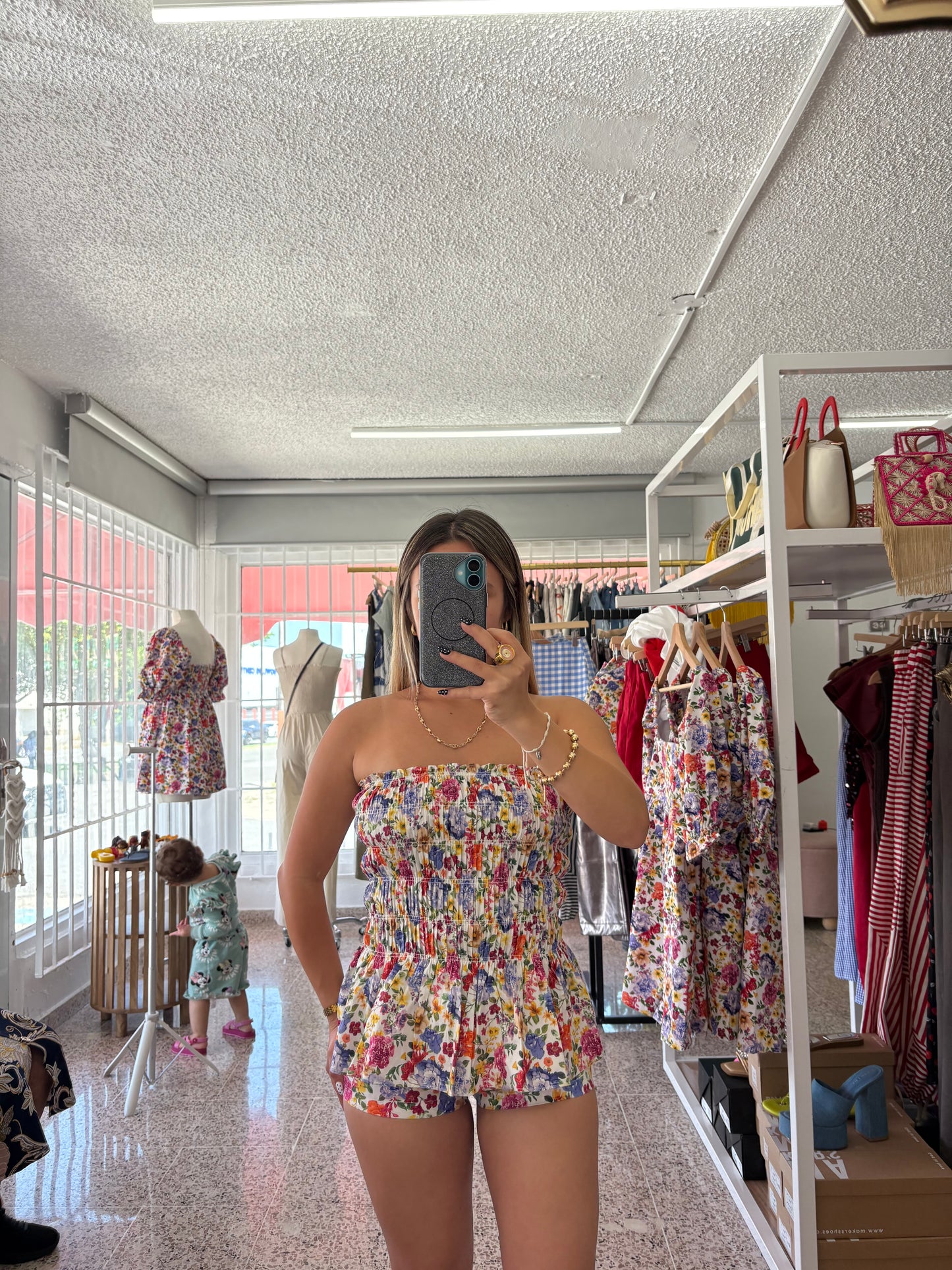Floral micro short