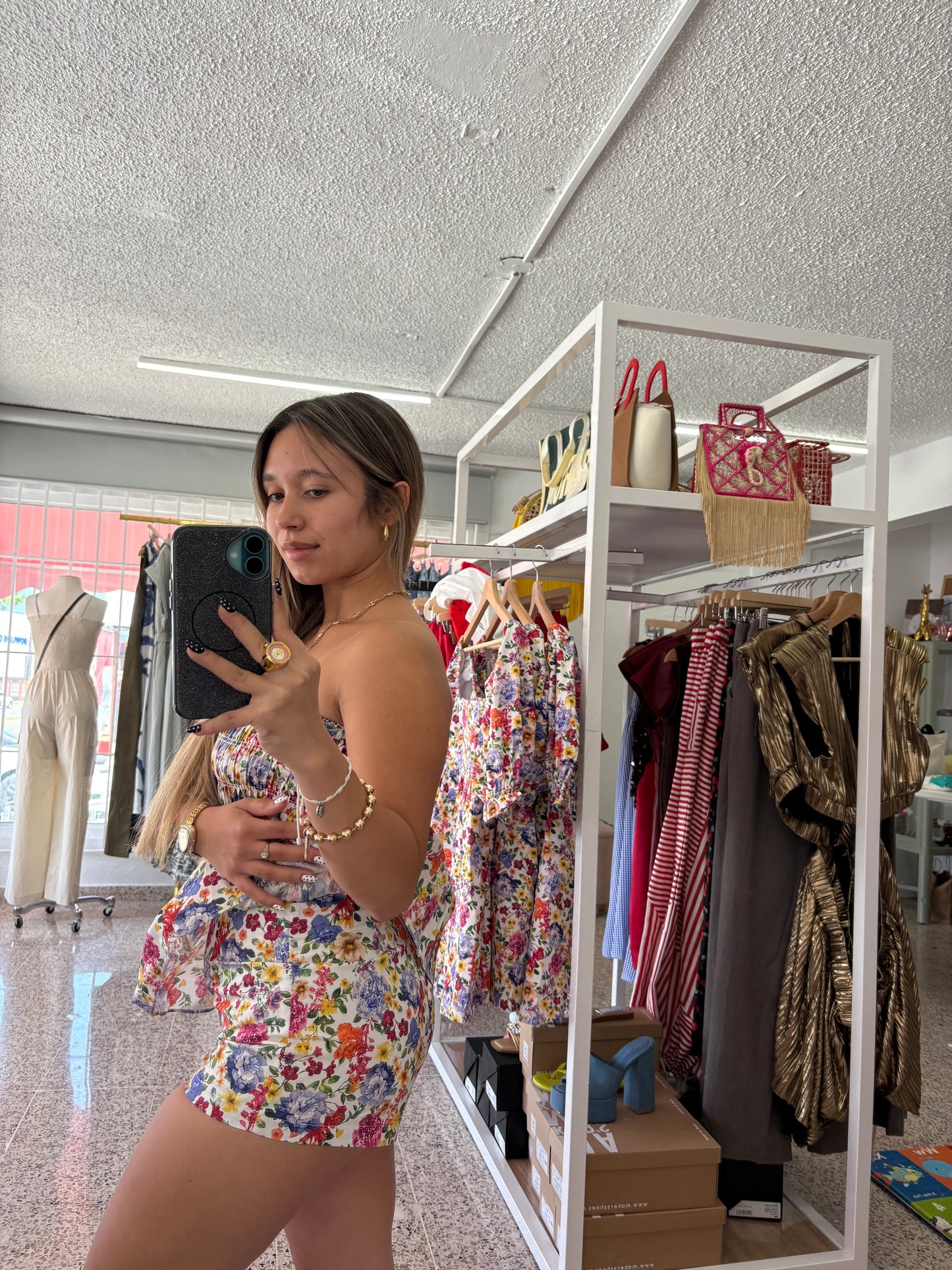 Floral micro short