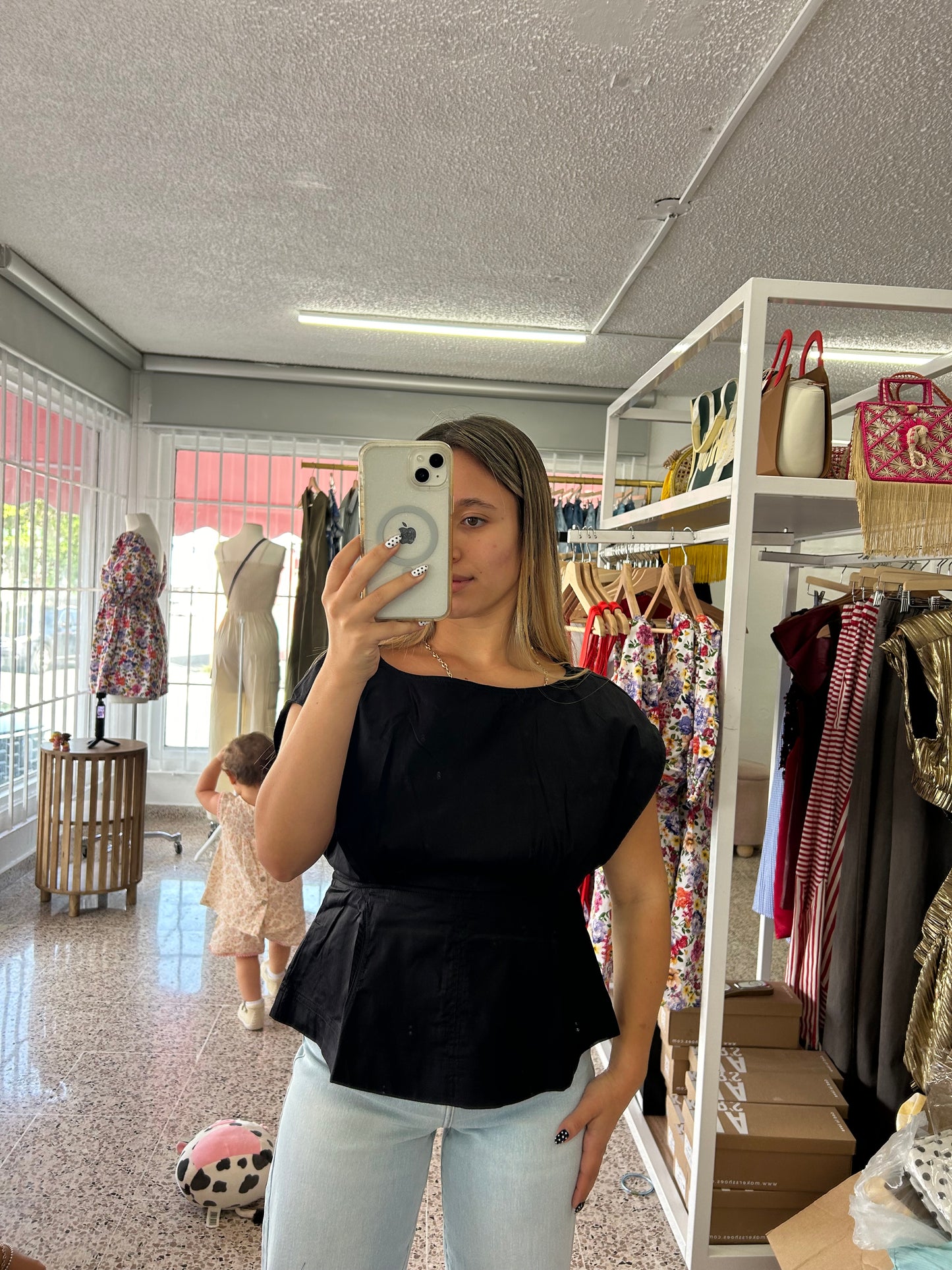 Peplum top
